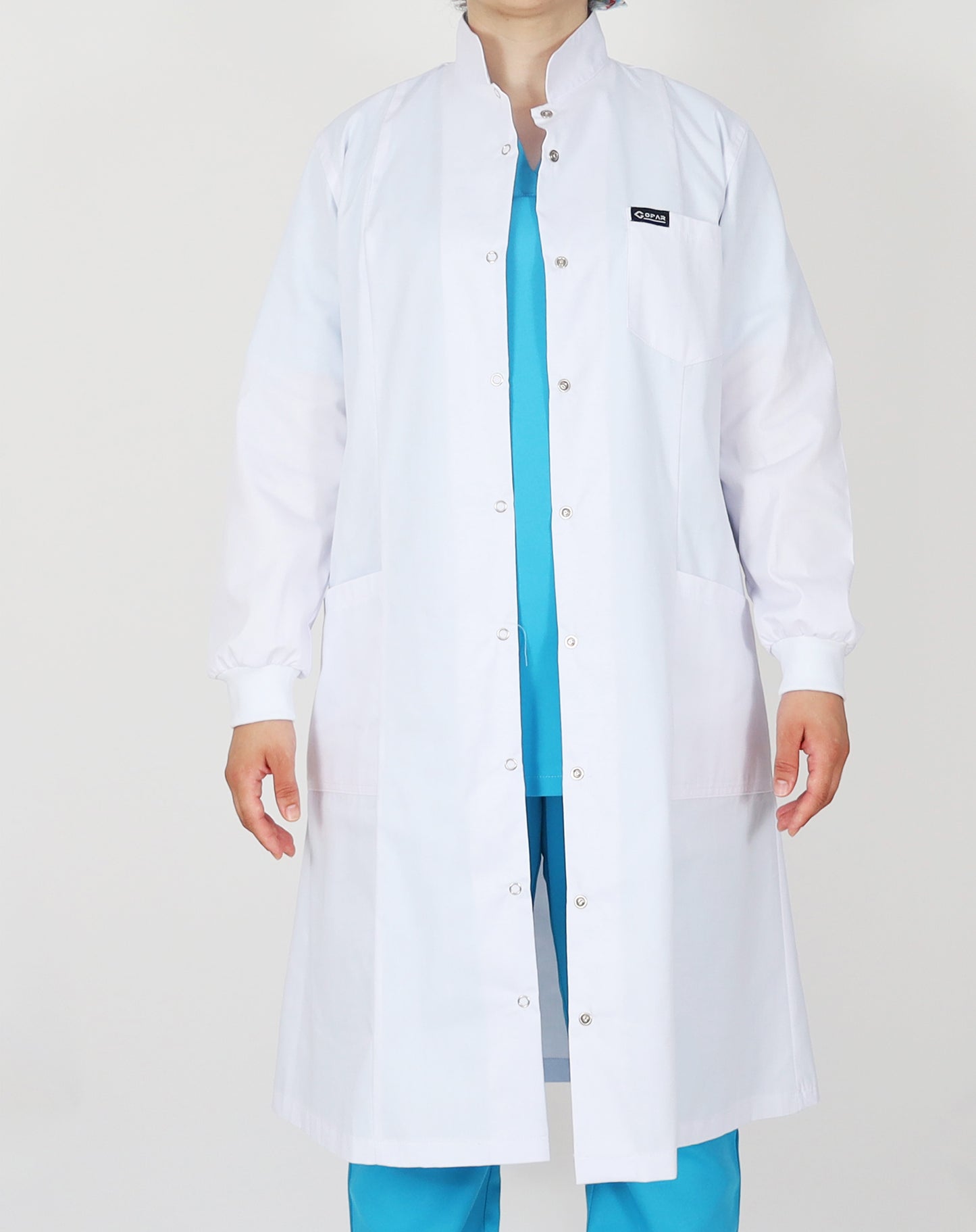 Blouse médicale col chemisier