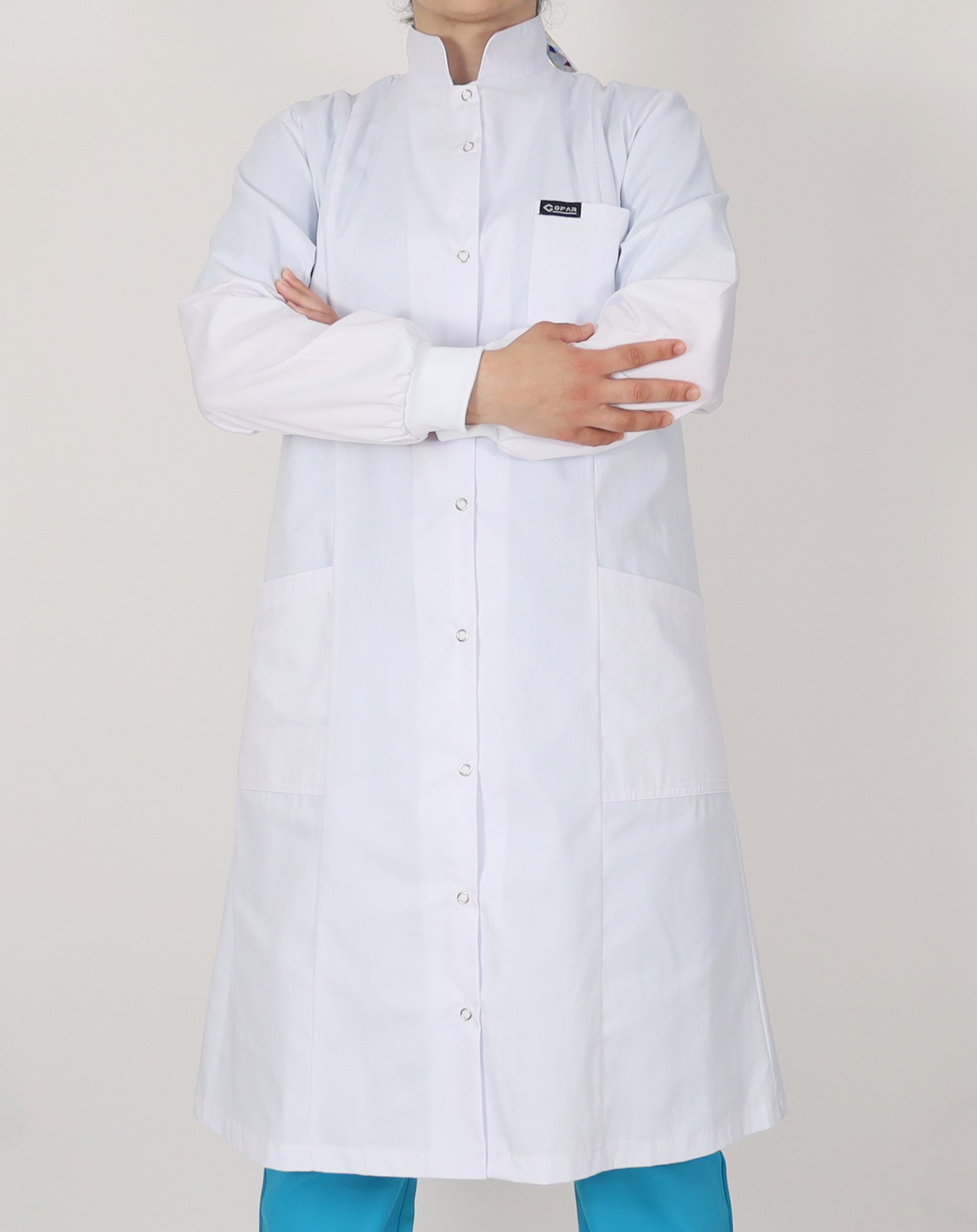 Blouse médicale col chemisier