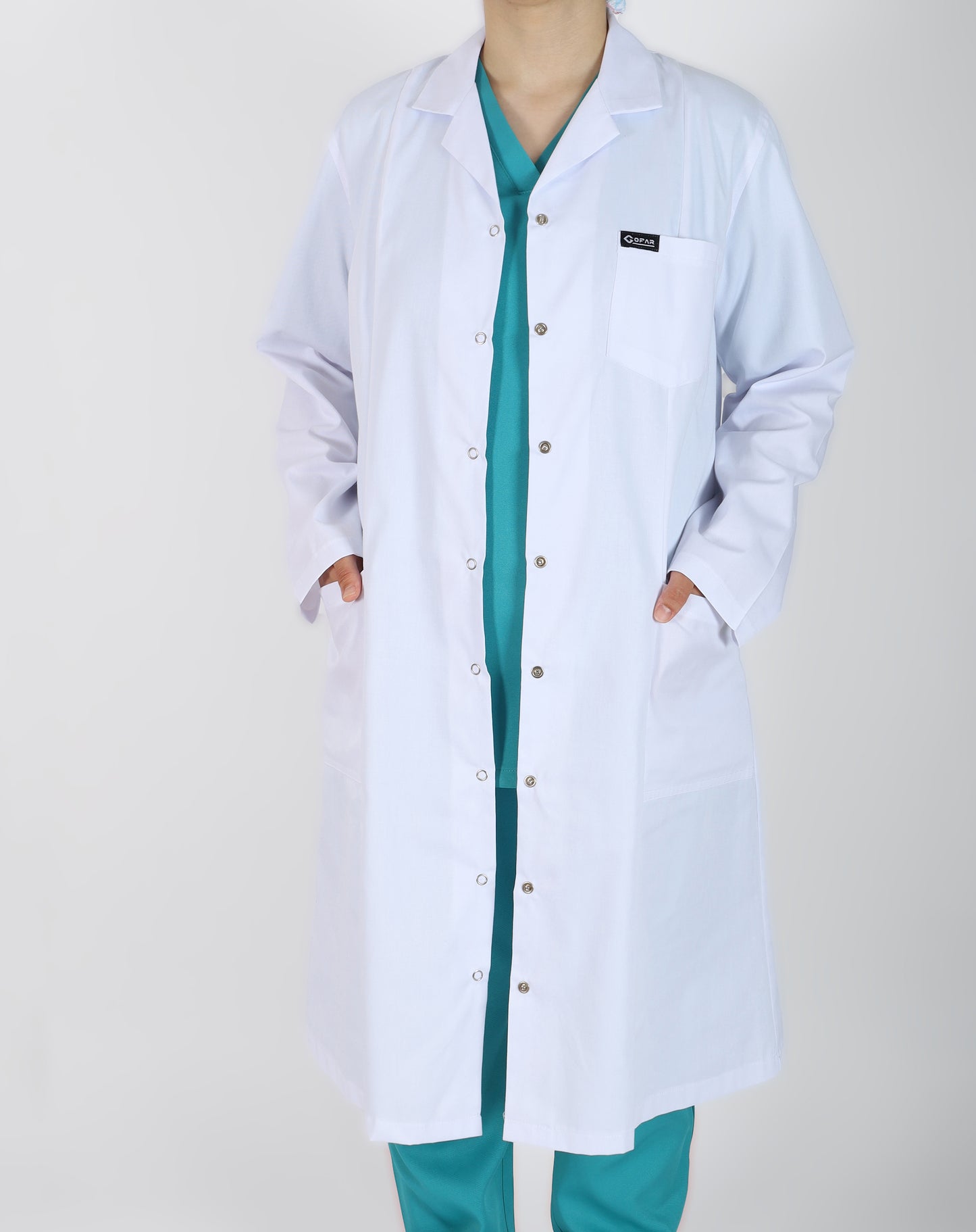 Blouse médicale col chemisier