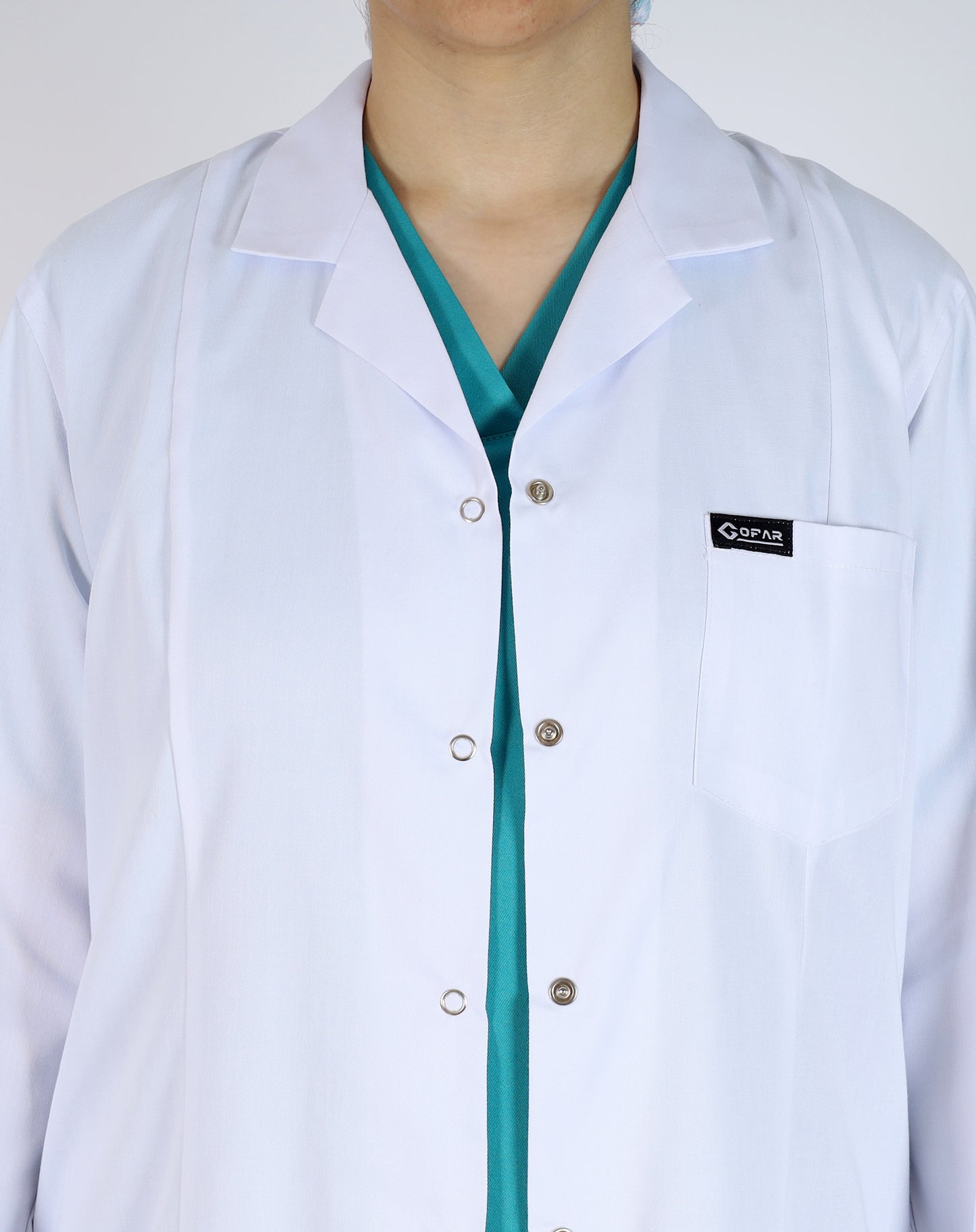 Blouse médicale col chemisier