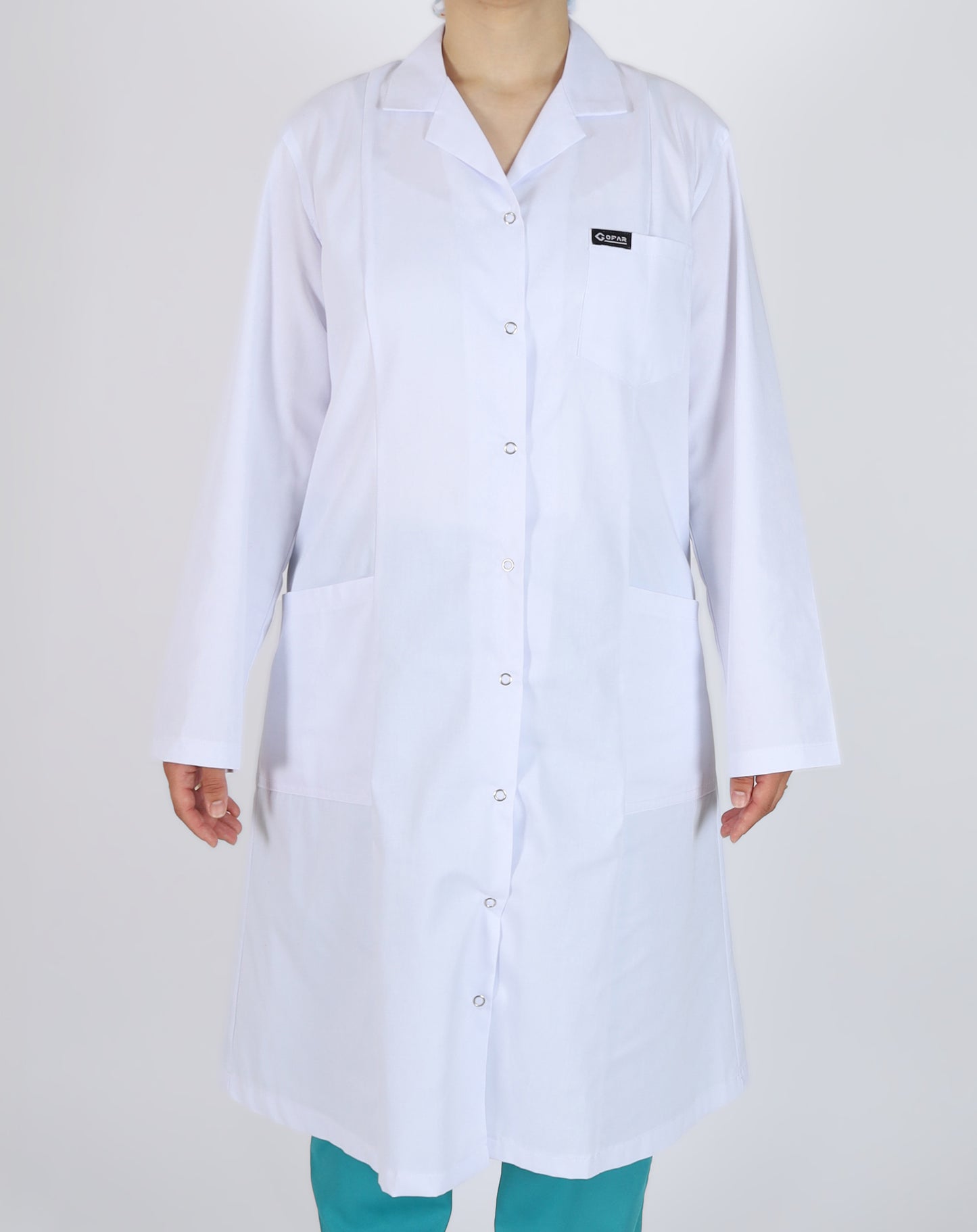 Blouse médicale col chemisier