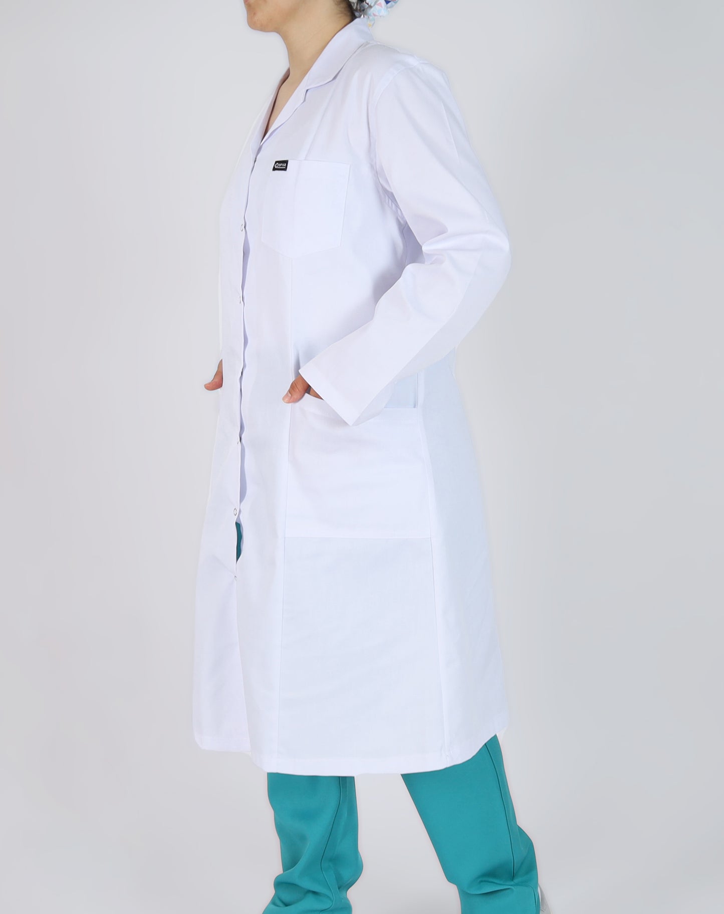 Blouse médicale col chemisier