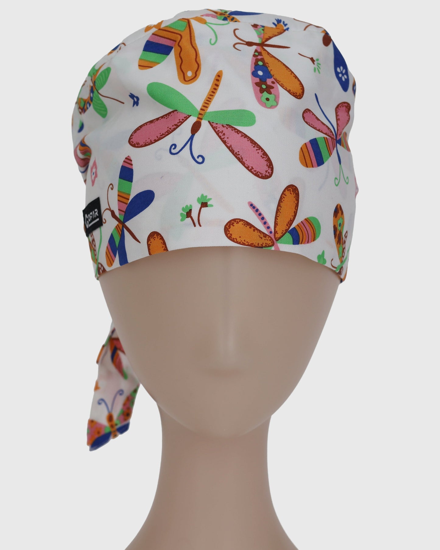 Calot Chirurgical – Motifs Papillons (Nœud Ajustable)