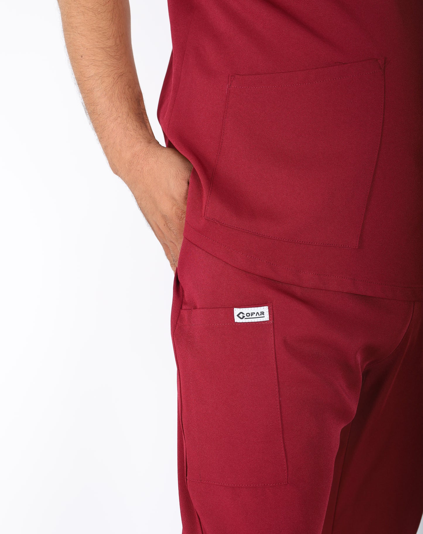 Tenue de bloc DMV25H Homme - Grenat