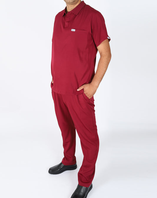 Tenue de bloc DM25H Homme - Grenat