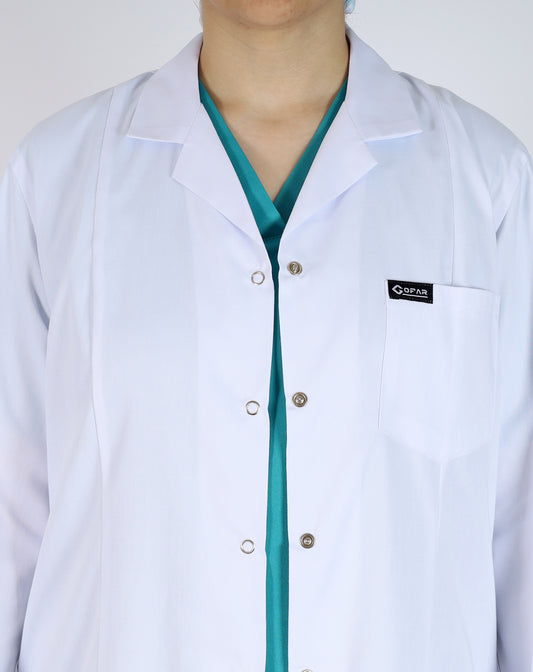 Blouse médicale col chemisier