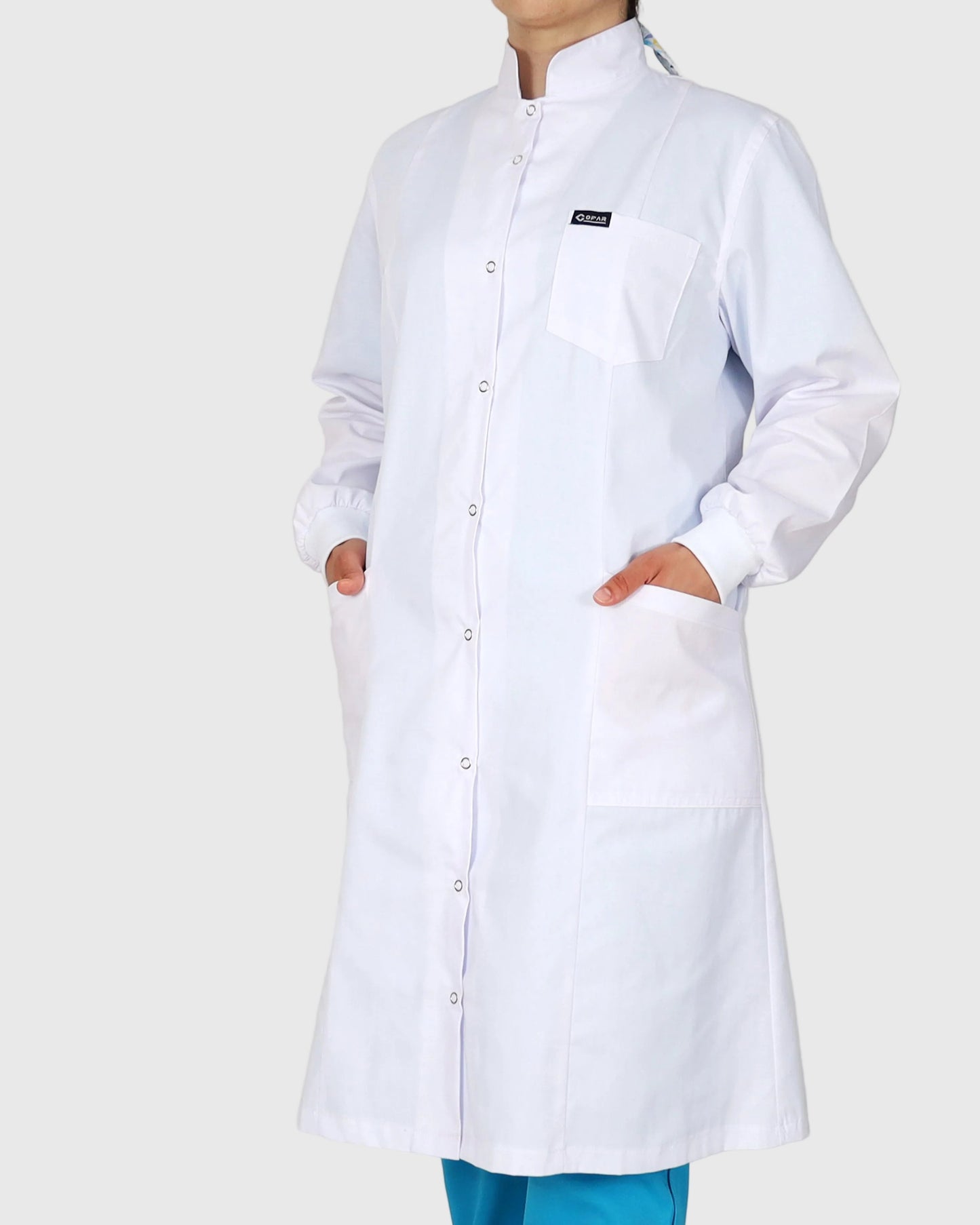 Blouse Médicale Col Chemisier Homme