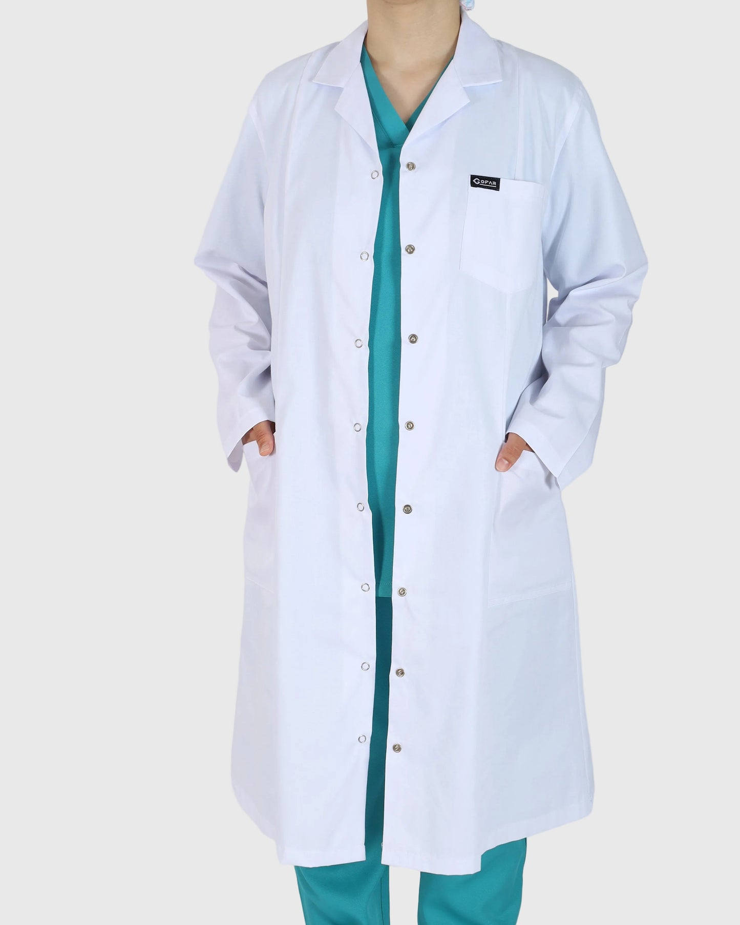 Blouse Médicale Col Chemisier Homme
