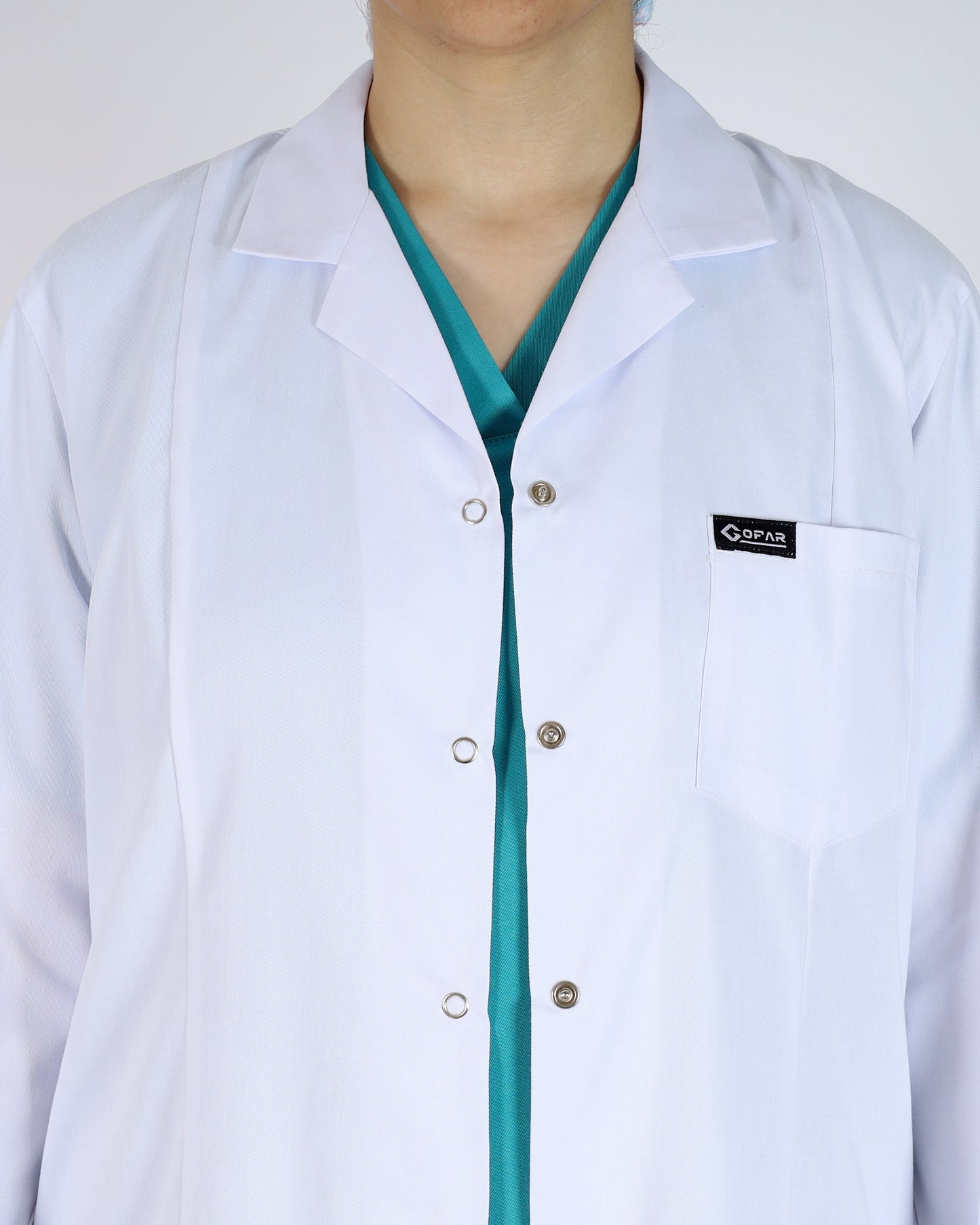 Blouse Médicale Col Chemisier Homme
