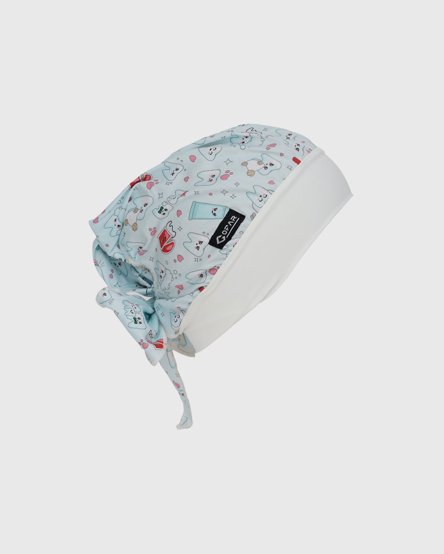 Calot Chirurgical – Motifs Dentaires avec Bandeau Confort