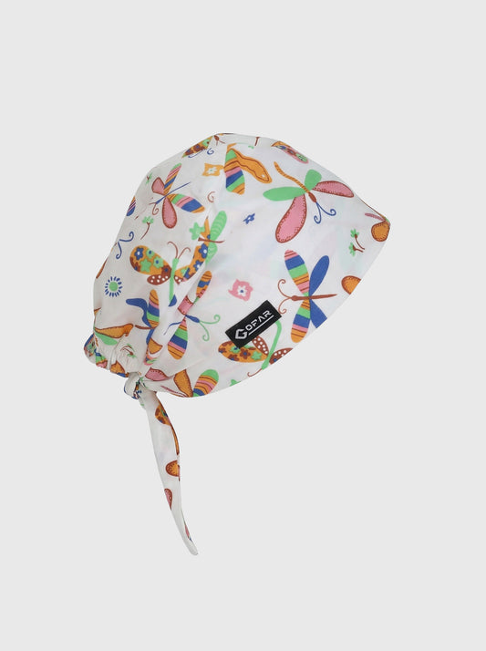 Calot Chirurgical – Motifs Papillons (Nœud Ajustable)