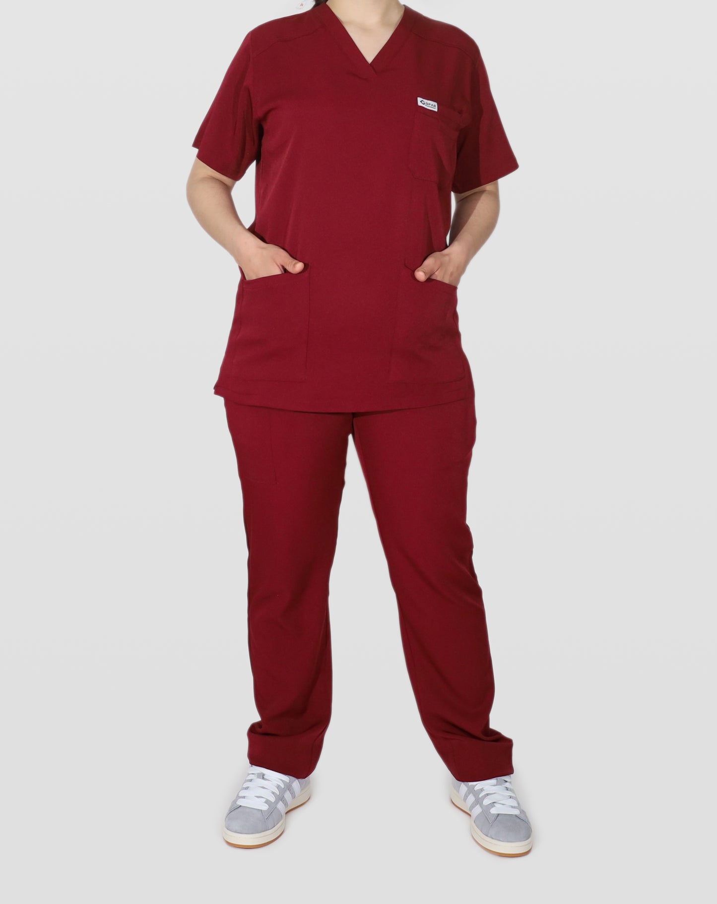 Tenue de bloc DMV25 femme - Grenat