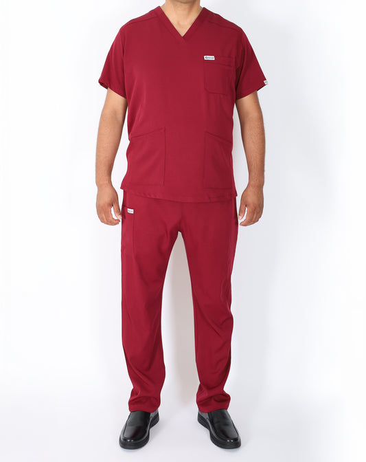 Tenue de bloc DMV25H Homme - Grenat