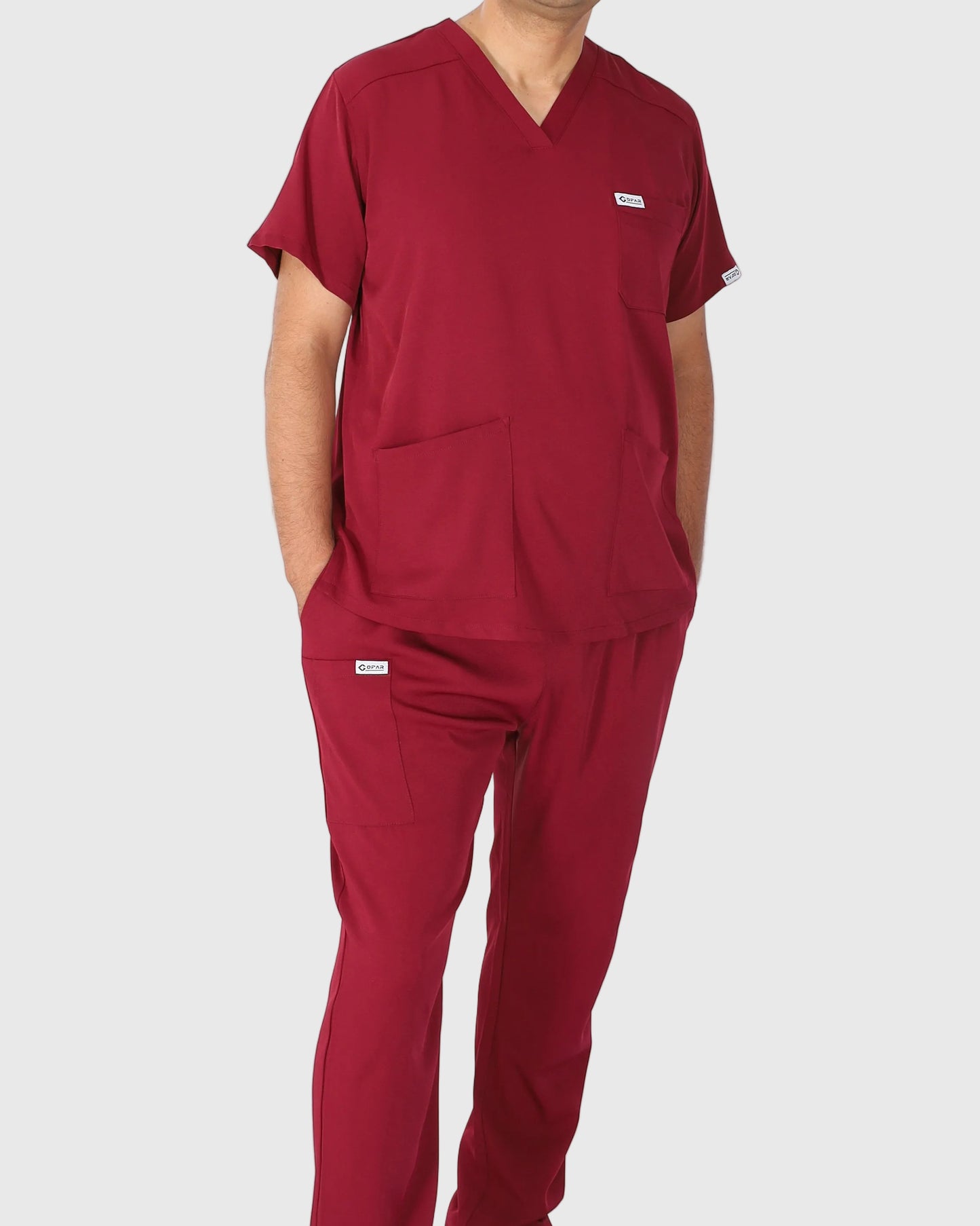 Tenue de bloc DMV25H Homme - Grenat