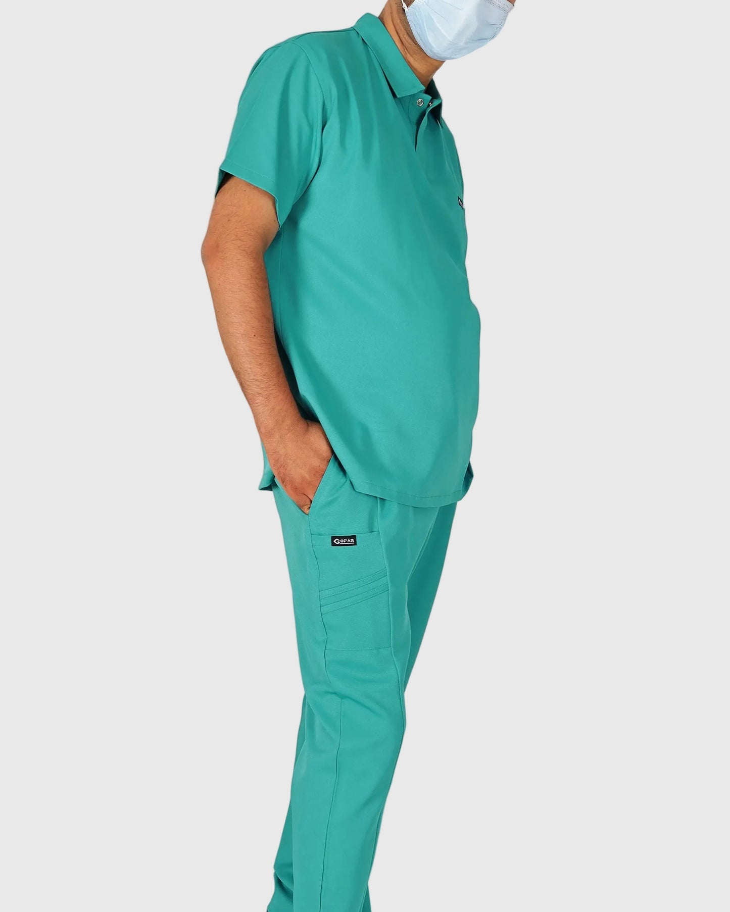 Tenue de bloc DM25H Homme - Grenat